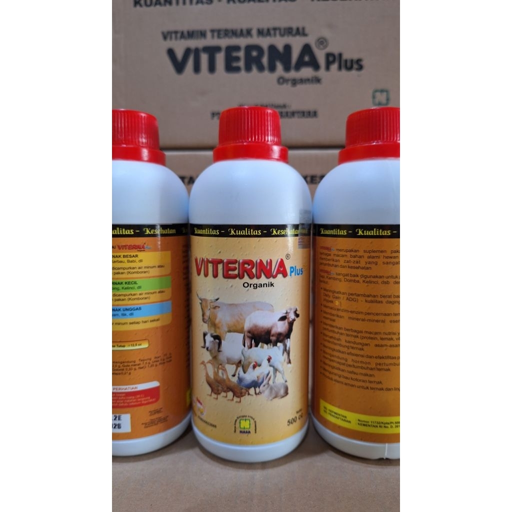 VITERNA PLUS Vitamin Ternak Organik 500cc