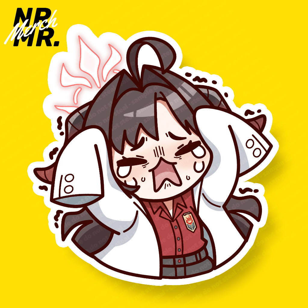 

Kasumi Kinugawa Blue Archive Chibi Anime fanmade Sticker