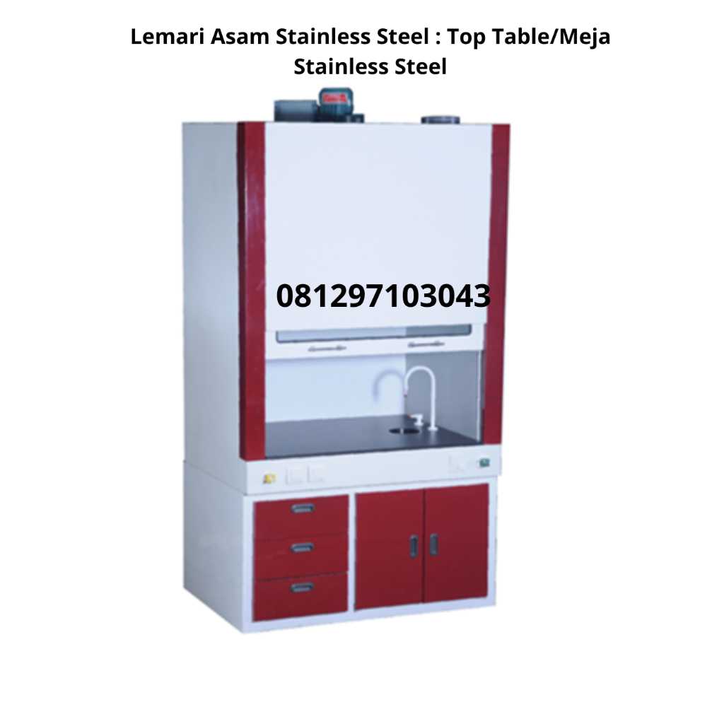 Lemari Asam Stainless Steel : Top Table/Meja Granite