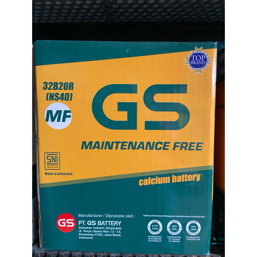 Aki Accu Battery GS MF NS40 35Ah