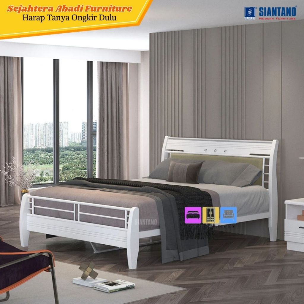 Ranjang Besi Siantano Majesta Divan Besi Uk 160 Dan 180 / BED MAJESTA SIANTANO FURNITURE