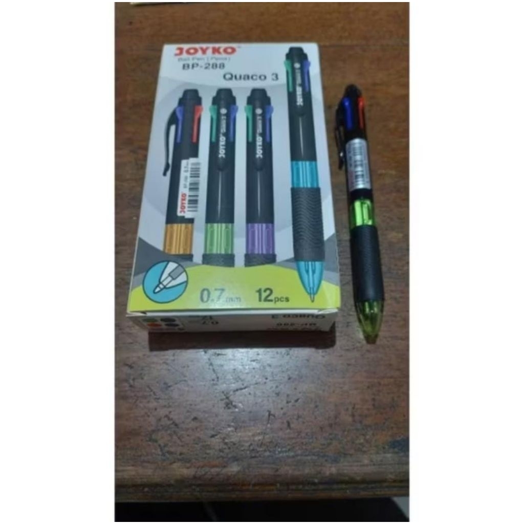 

1 PCS] BALLPOINT PENA JOYKO 4 WARNA BP-288 JOYKO 4 COLOR