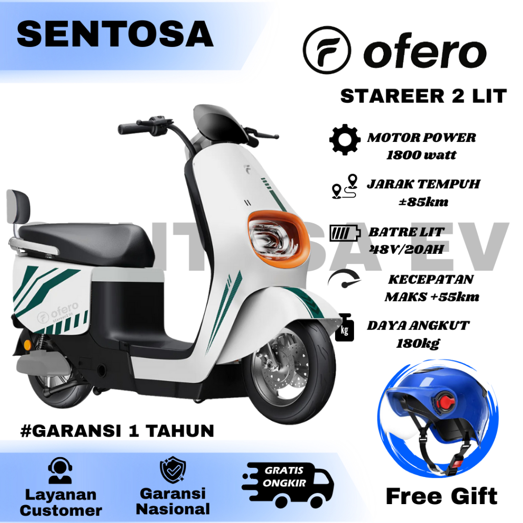 Sepeda Listrik Ofero Stareer 2 Lithium / Ofero Stareer 2 Lithium