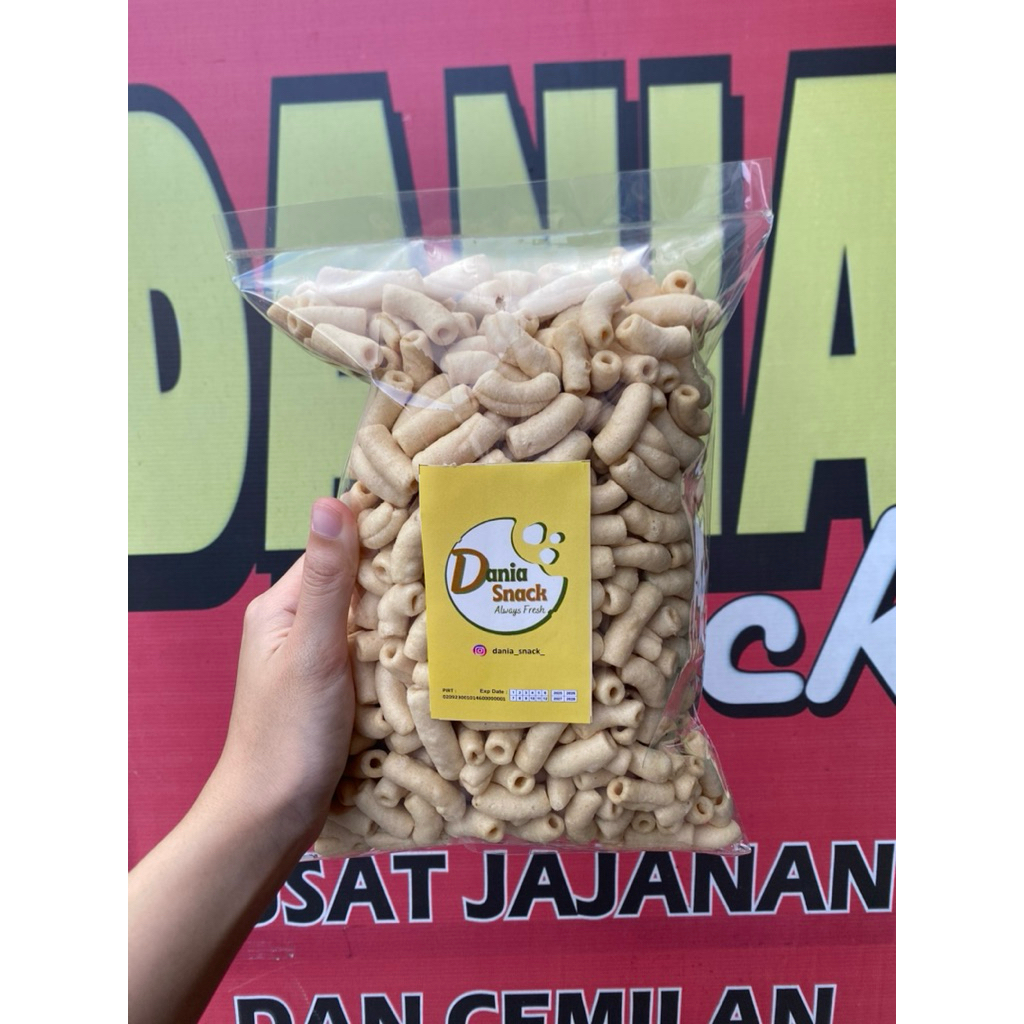

Makaroni Asin Gurih Renyah Snack Murah Enak 250gr Cemilan Kriuk - [DANIA SNACK]