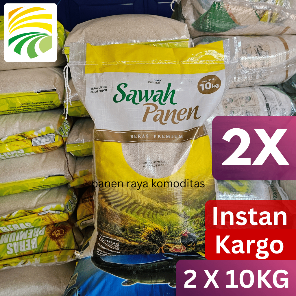 

Beras Sawah Panen 10 kg x 2 Pcs