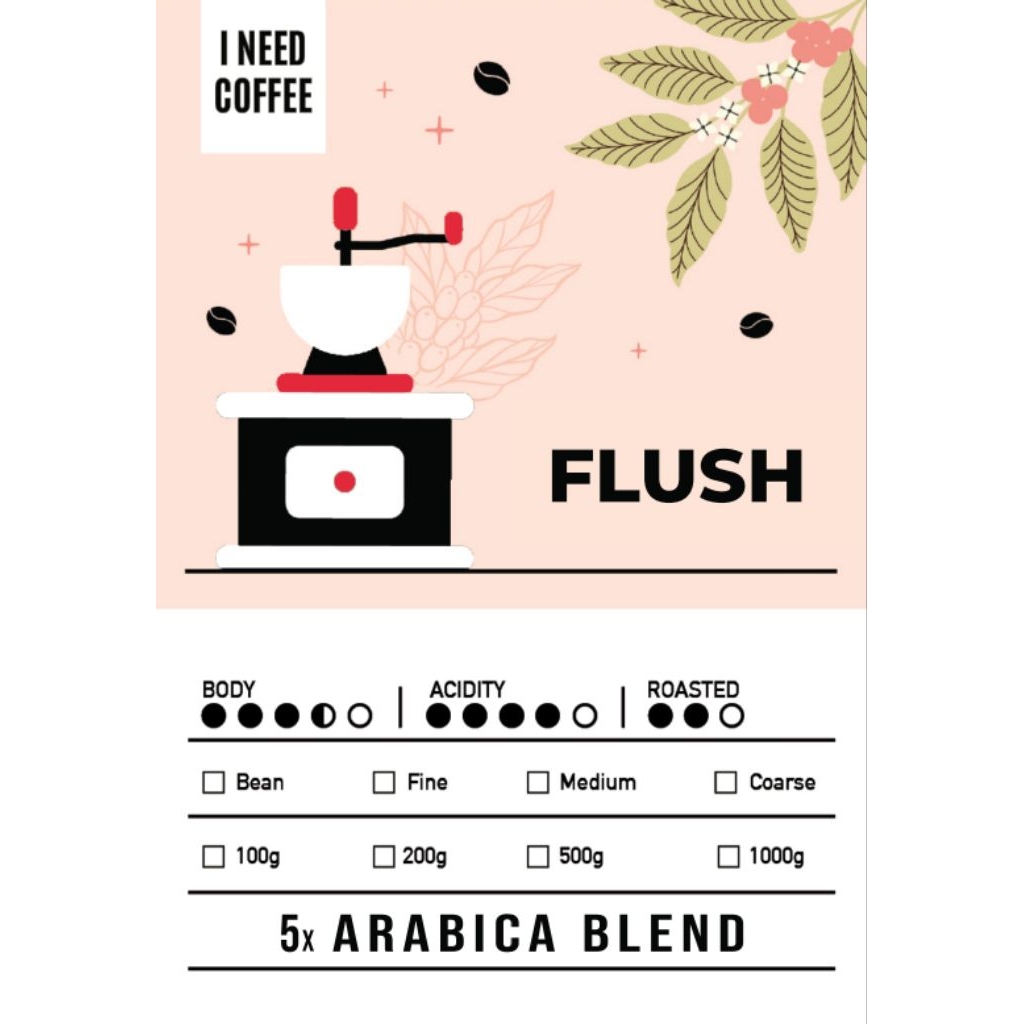 

Kopi Arabica Blend Flush Coffee