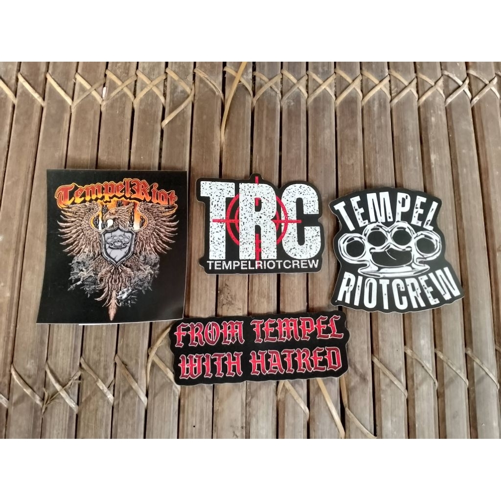

STIKER PACK TEMPEL RIOT CREW TRC