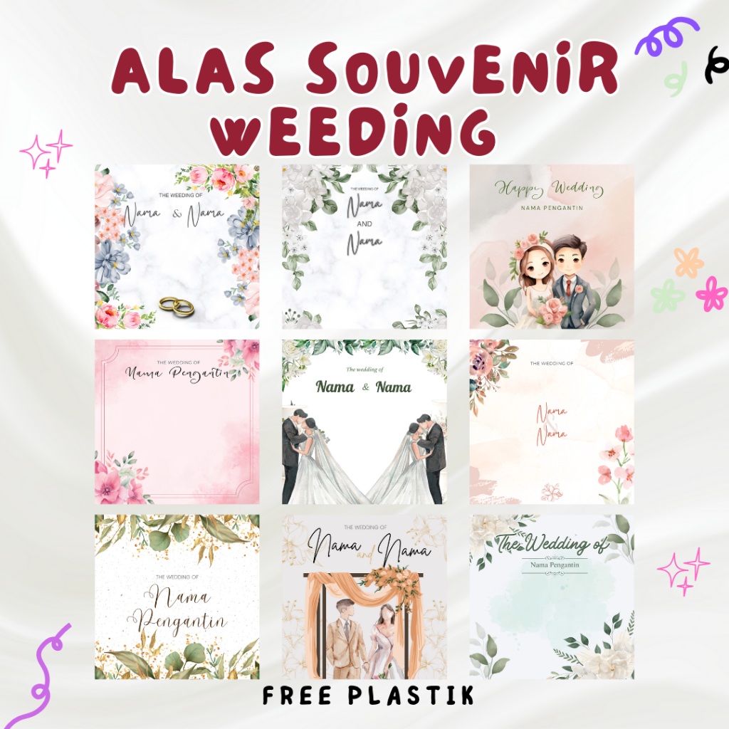 

Alas Souvenir Pernikahan Free Plastik Alas Souvenir Custome