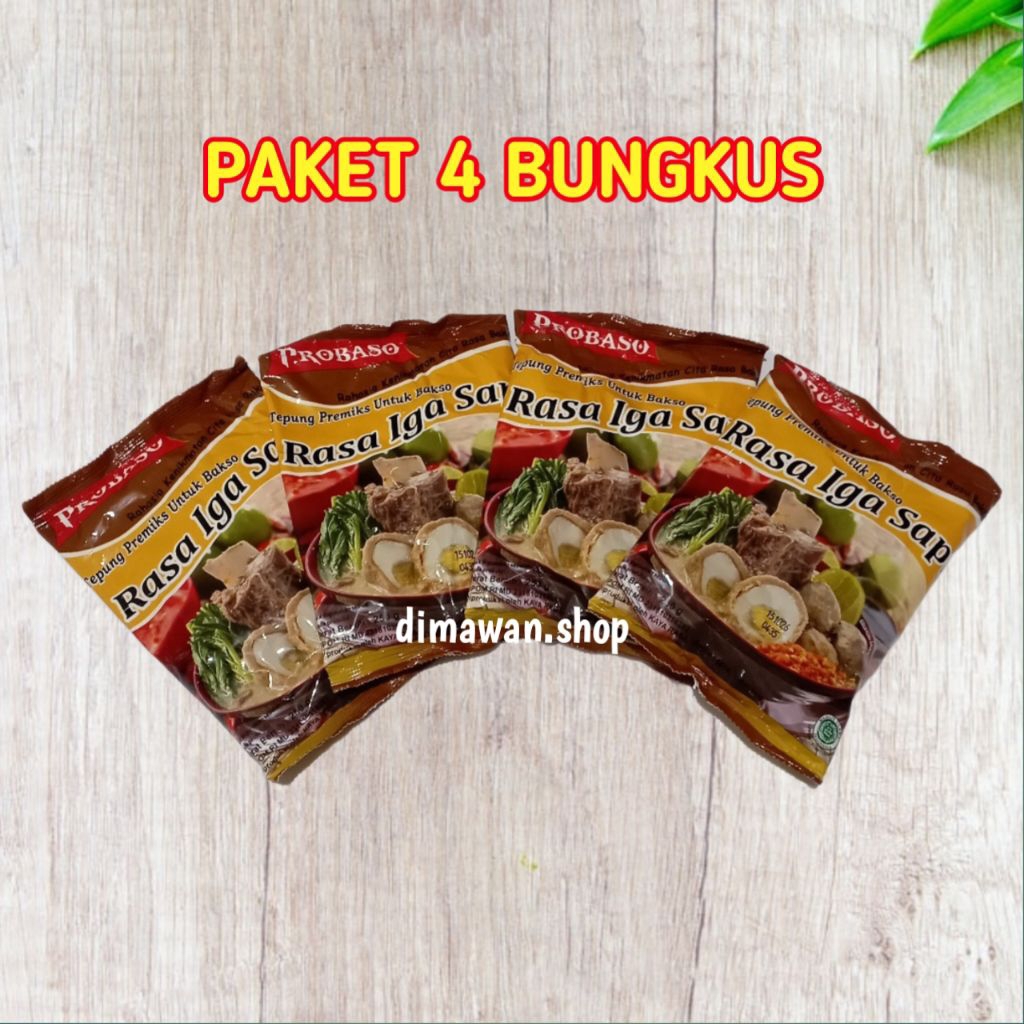 

PROBASO tepung adonan bakso rasa iga bakar 250 gram ( 4pcs )