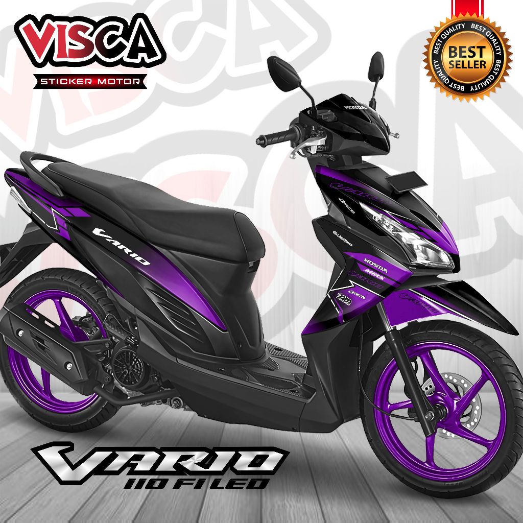 Decal Vario 110 Fi Led Full Body Stiker Vario 110 Fi Led Full Body Striping Vario 110 Fi Led Full Bo