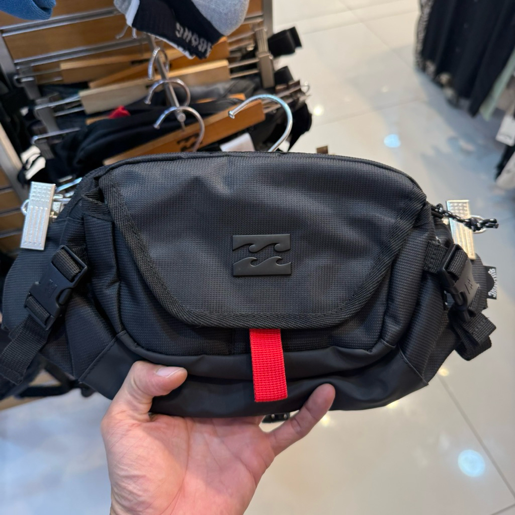 waistbag pria billabong original enlisted waistpack tas pinggang tas selempang blak new