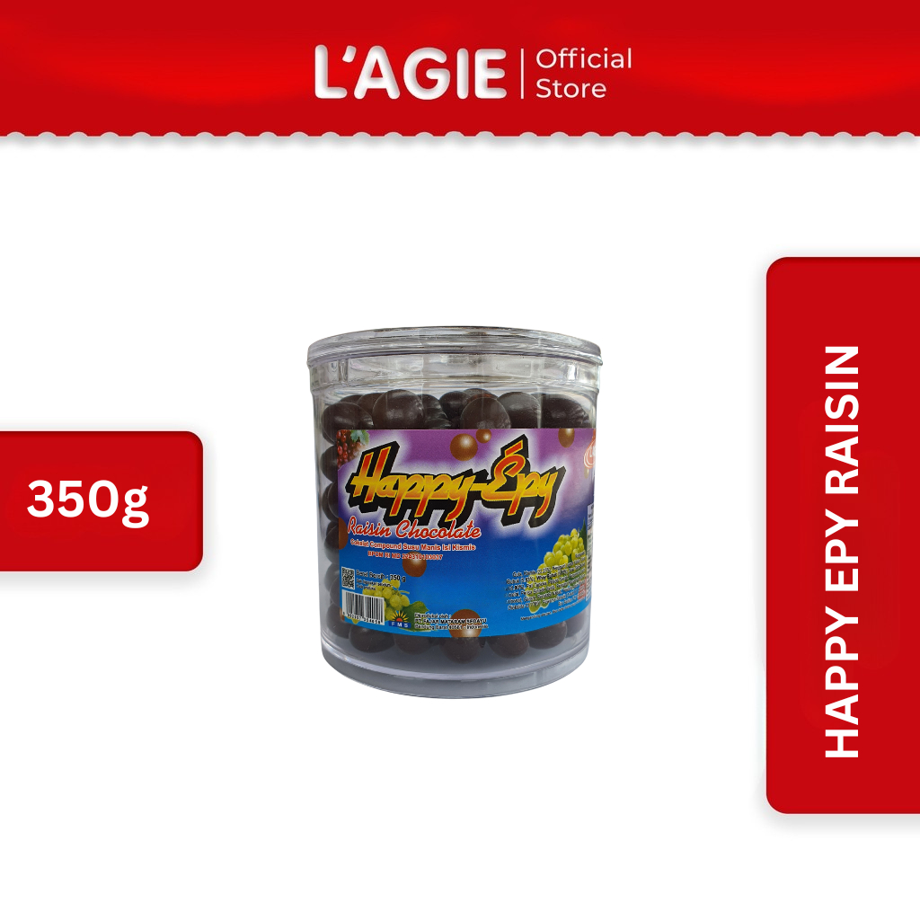 

Lagie Happy Epy Raisin Chocolate 350gr