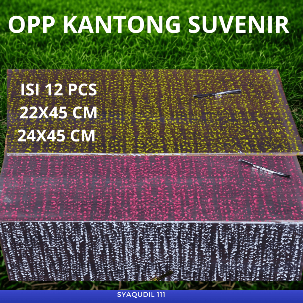 

Opp Kantong Suvenir Isi 12 Pcs 22x45 dan 24x45 Cm / Plastik Kado / Plastik hampers / Plastik Snack Ultah