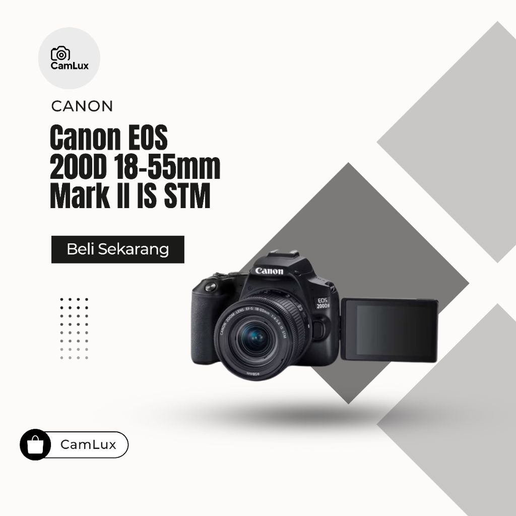 Canon EOS 200D 18-55mm Mark II IS STM