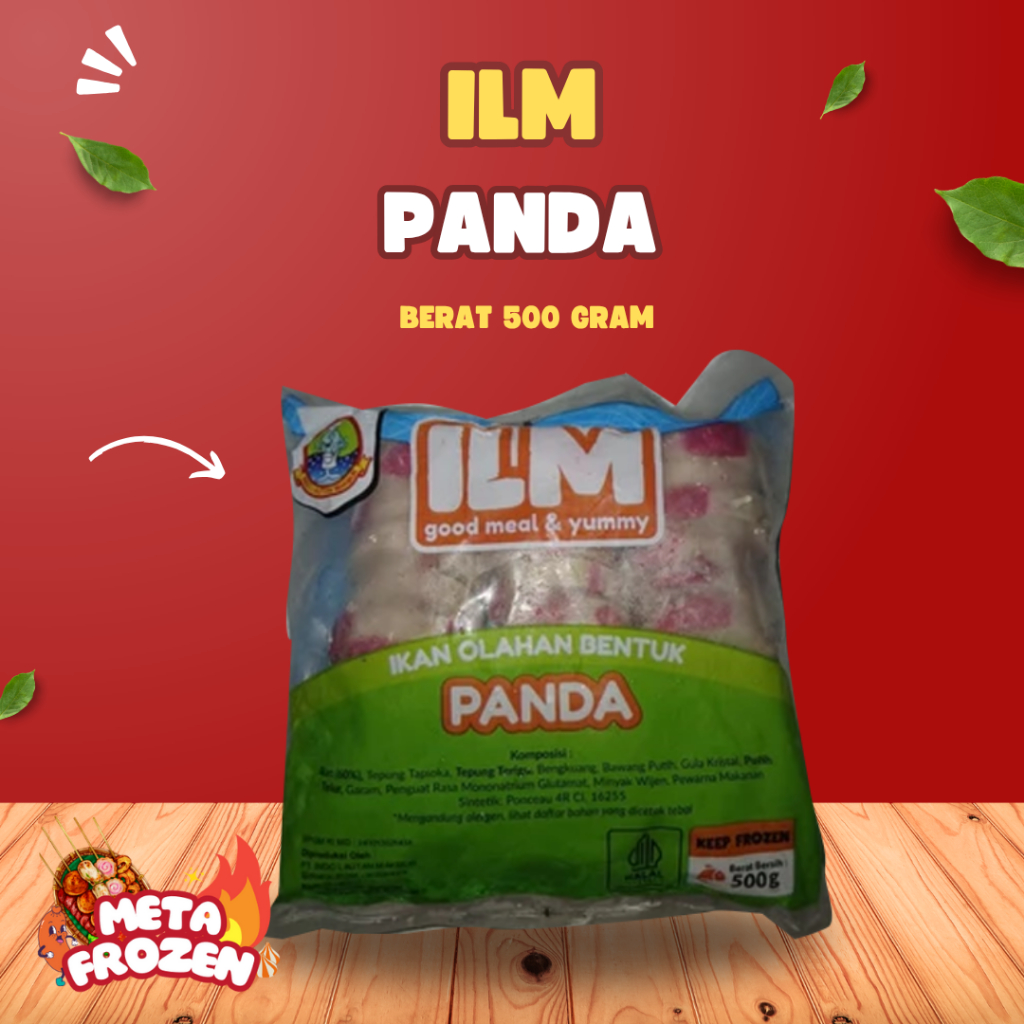 

ILM Ikan Bentuk Panda 500 Gr / Ilm Olahan Ikan