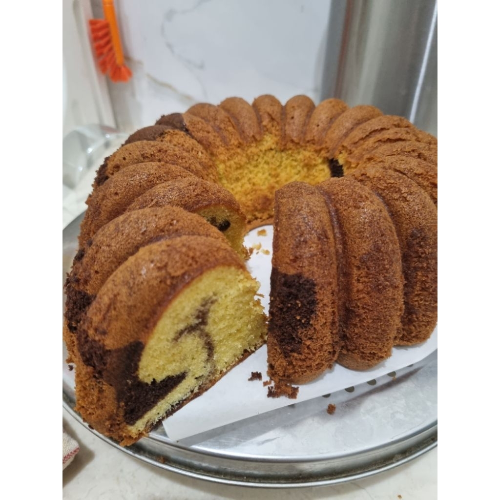 

bolu marmer/ mable cake