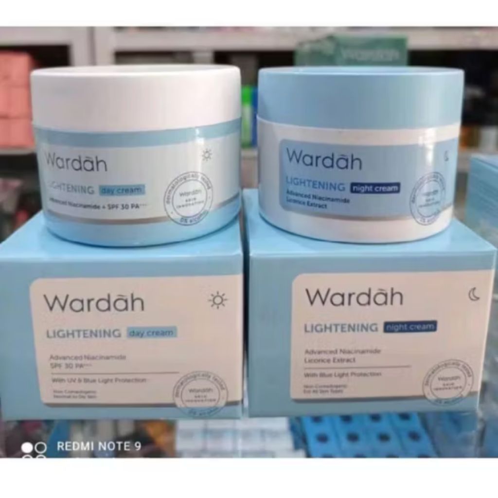 WARDAH LIGHTENING CREAM..( siang & malam )