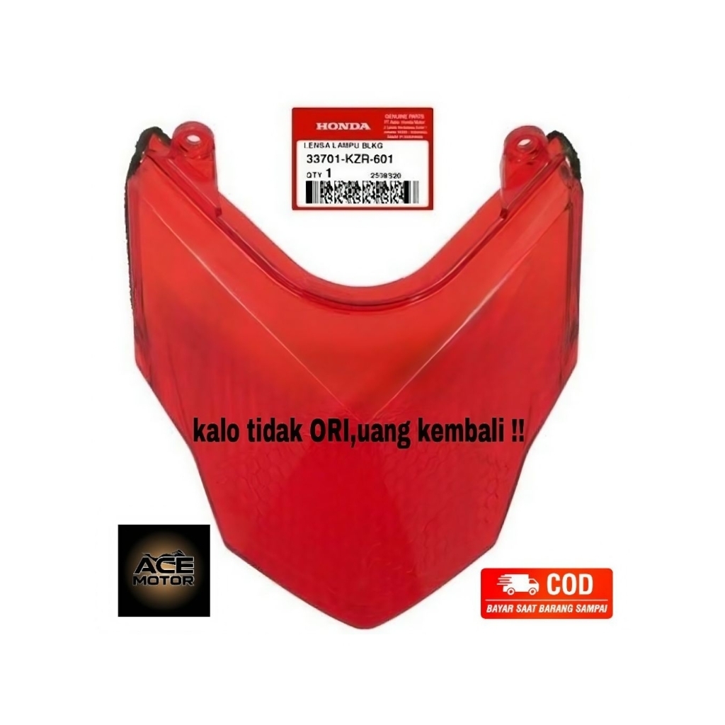 Kaca lampu belakang Vario 125 2012-2015 ORIGINAL AHM 33701 KZR 601