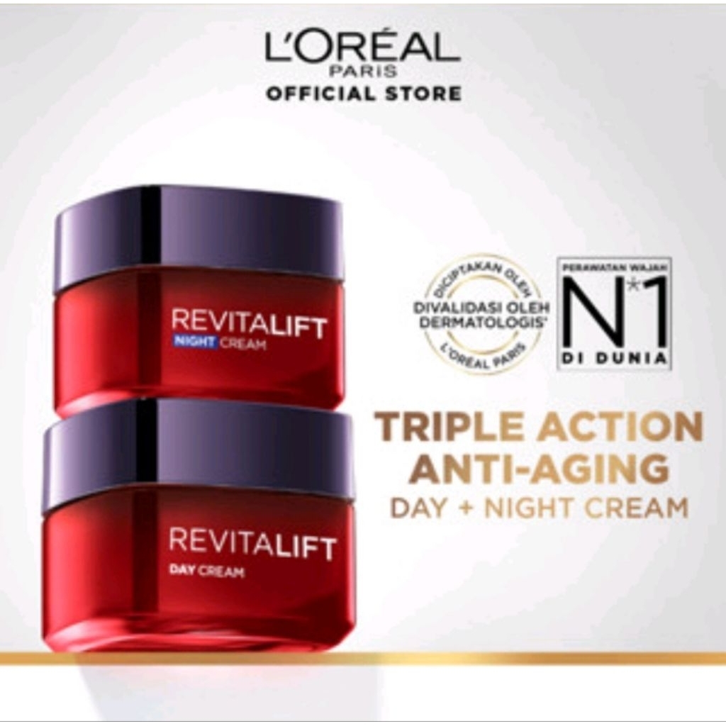 LOREAL Triple Action Anti Aging Day & Night Cream 50 ml
