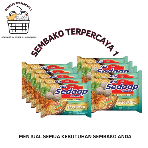 

SEDAAP MIE BASO SPESIAL 77G ISI 10 PCS