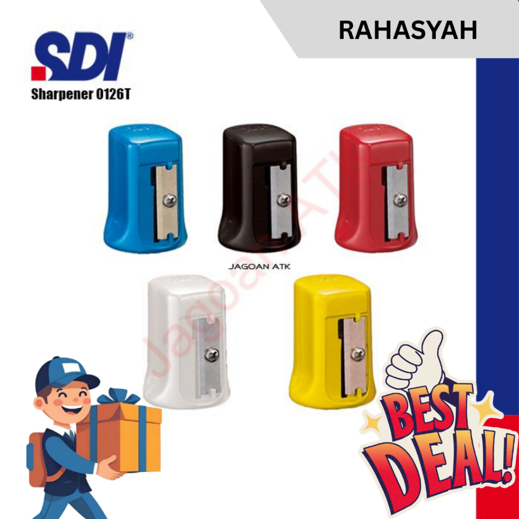 

SDI 0126T Serutan / Rautan Pensil Kayu Kecil Tajam sleper
