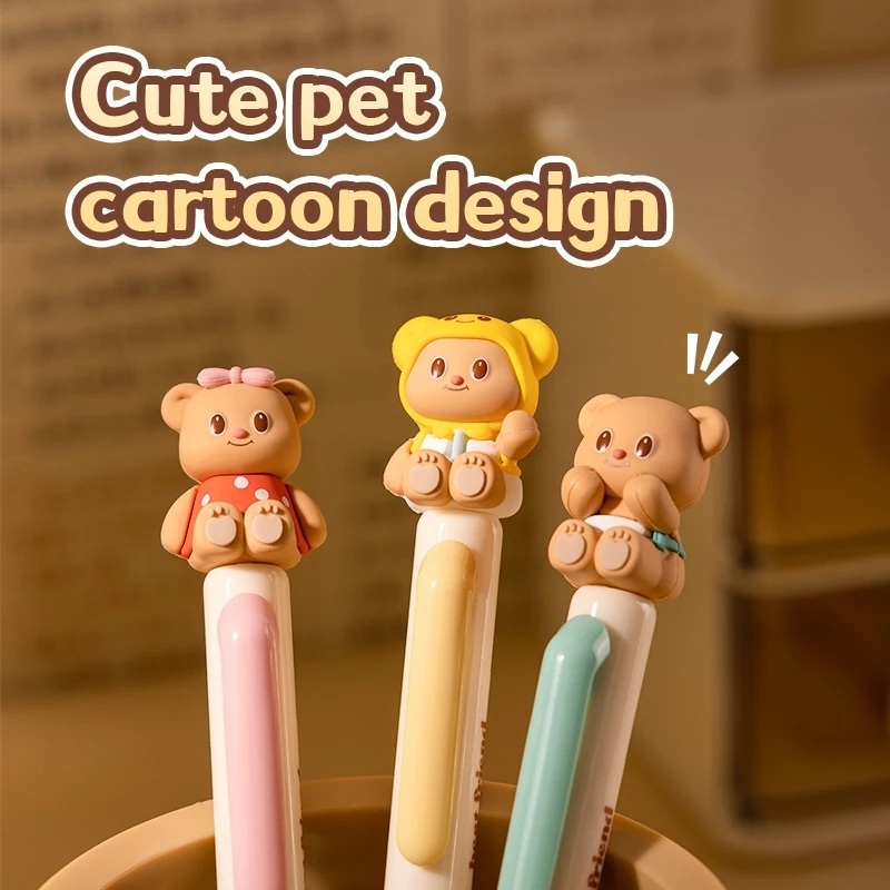 

STOK TERBATAS!! Butterbear Gel Pen 0.5mm Pulpen Tinta Hitam dan nyaman digunakan!