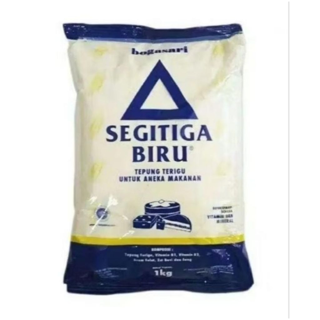 

Tepung Segitiga Biru Kemasan 1kg Bogasari