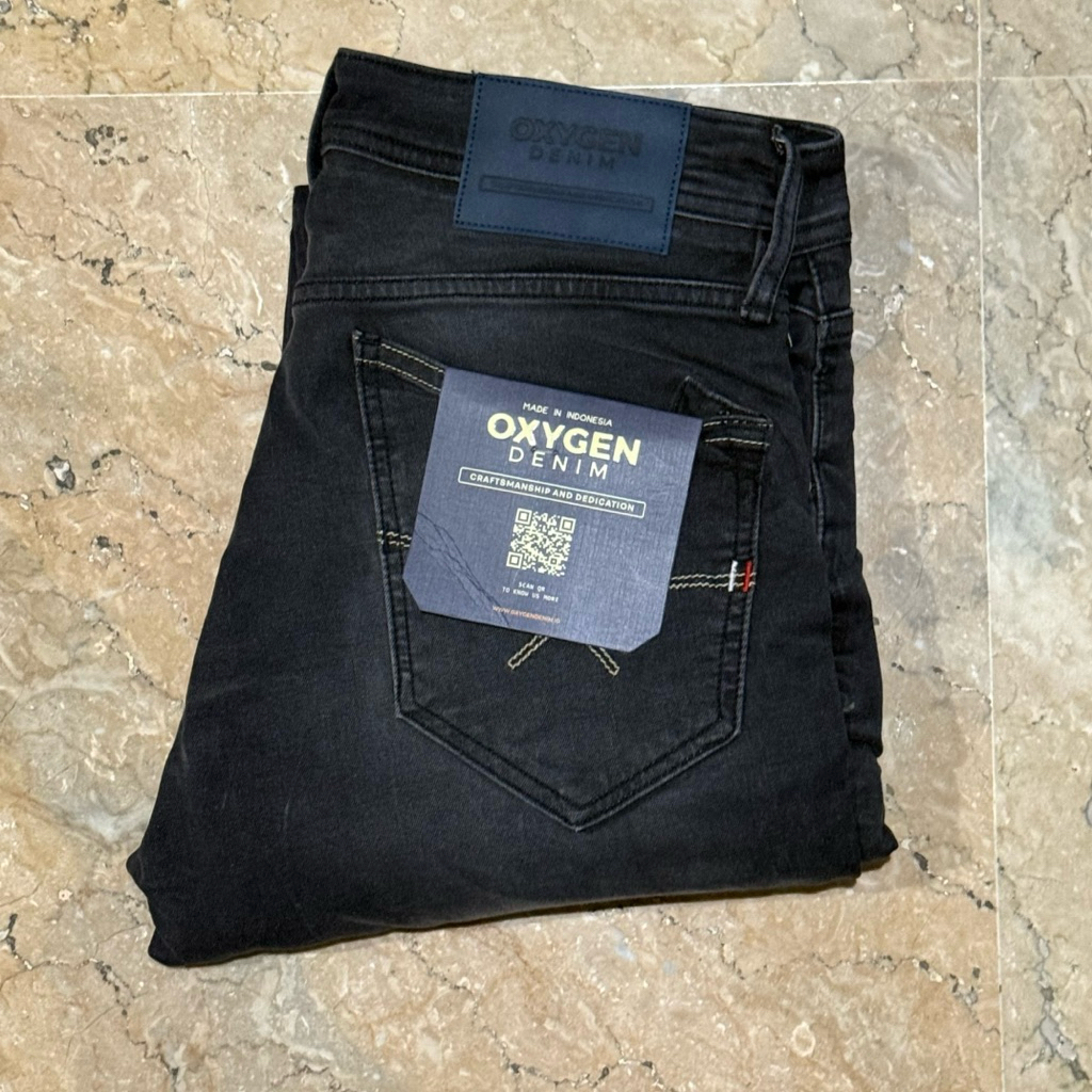 Celana Panjang Jeans Pria Oxygen Denim Original 706-1882 size 30