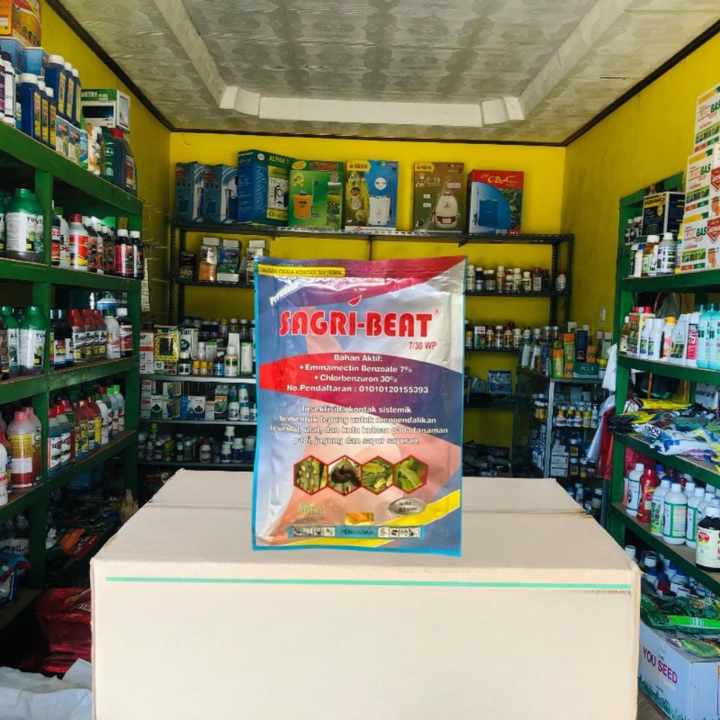 Insektisida Sagri Beat 7/30WP kemasan 80gram ulat bor