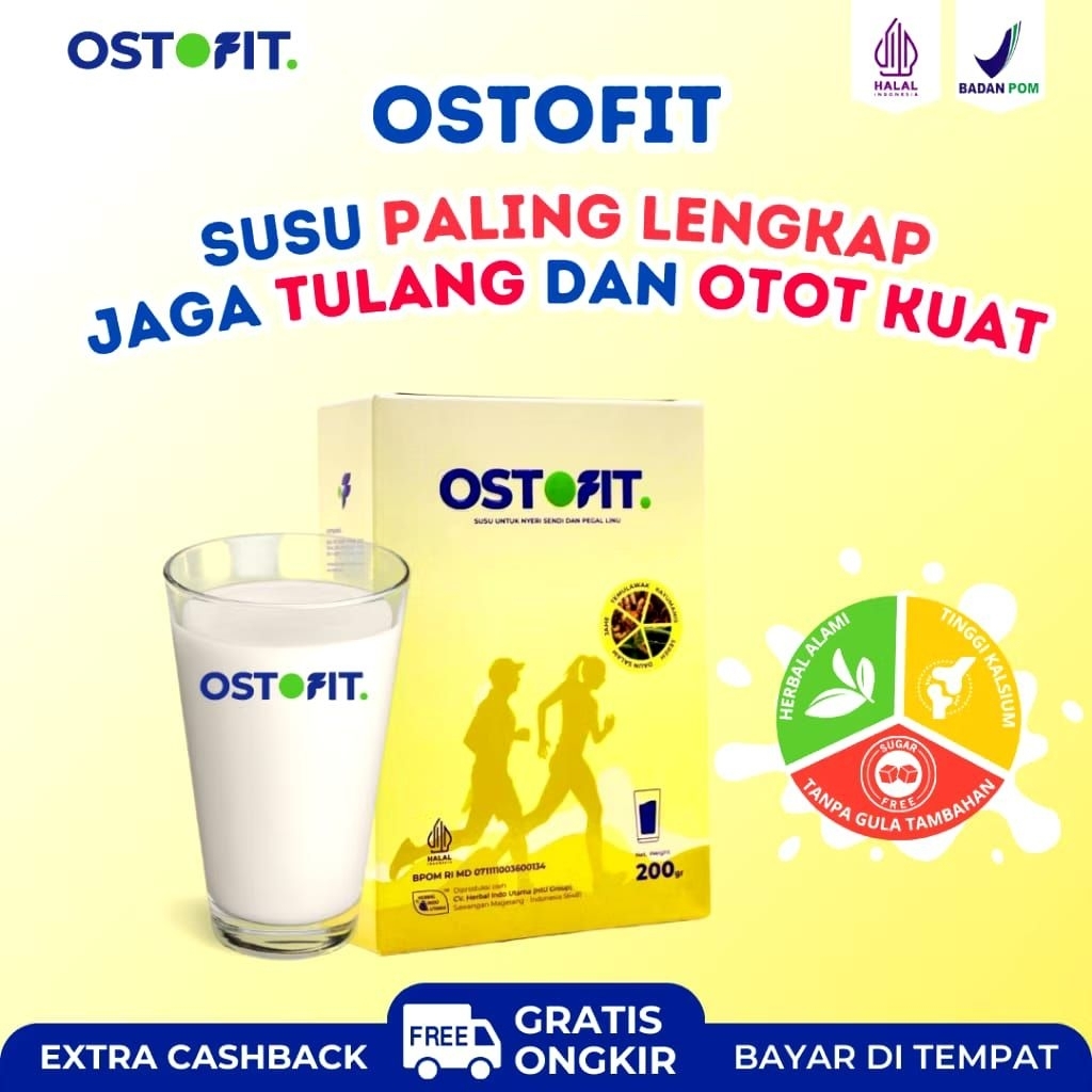 

Ostofit Original - Susu Herbal Serbuk Atasi Nyeri Sendi & Tulang