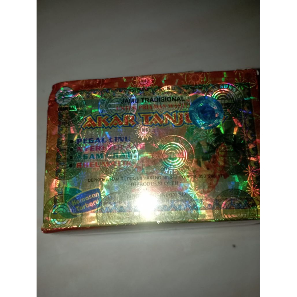 

Jamu Akar Tanjung Pegel Linu Original