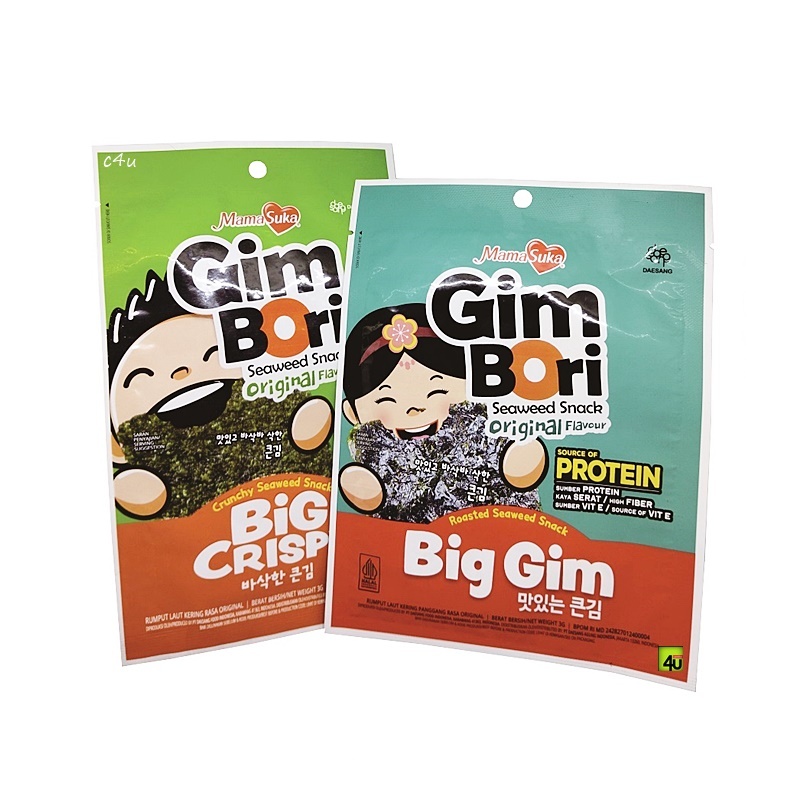 

Mamasuka Gim Bori - BIG Seaweed Snack - 3 gr