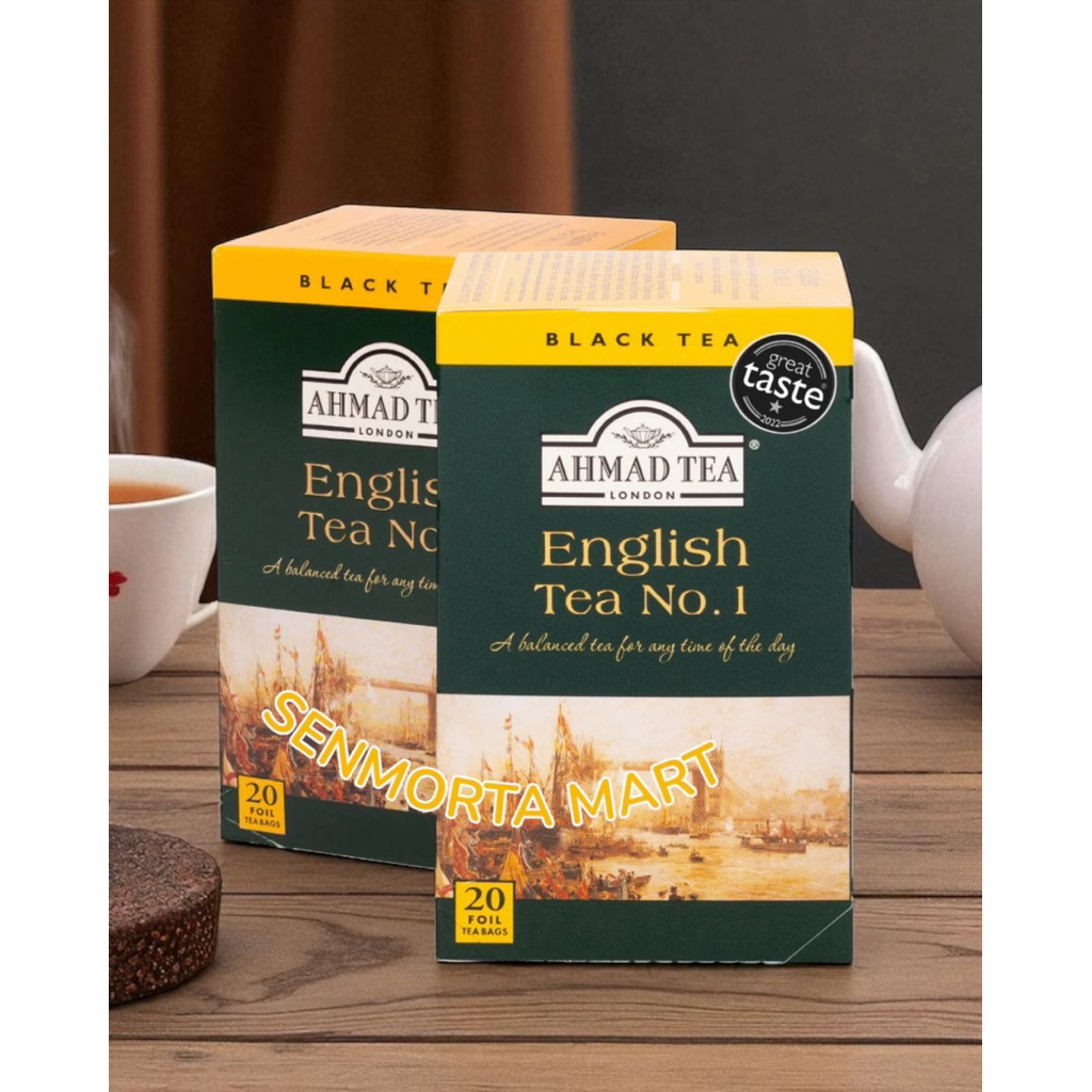 

AHMAD TEA ENGLISH TEA NO.1 BLACK TEA | TEH HITAM ENGLISH TEA | TEH CELUP IMPORT LONDON