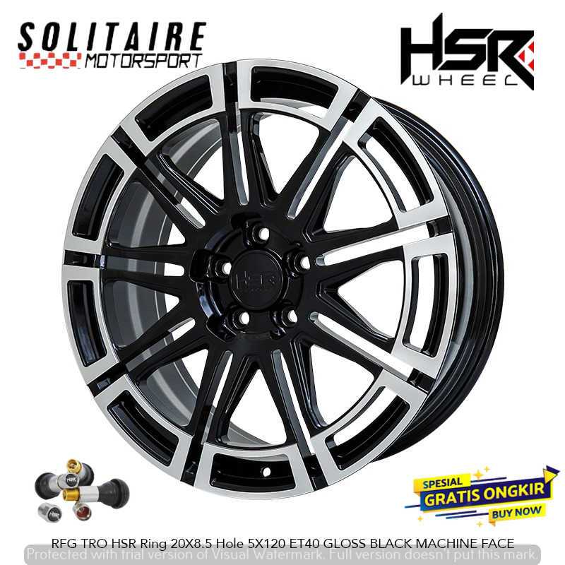 VELG ORIGINAL HSR RING 20 BMW, VELG HSR RFG TRO H5X120 FREE ONGKIR