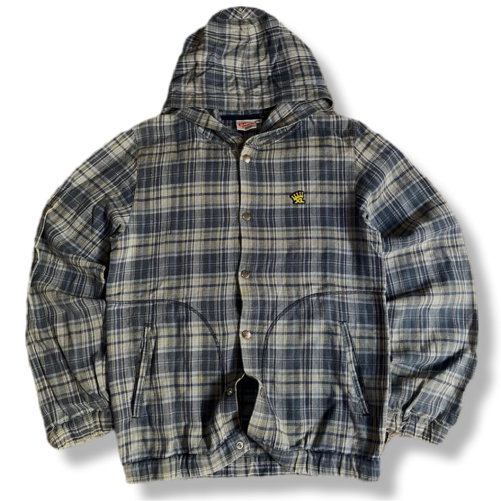 XLARGE FLANNEL HOODIE | OUTERWEAR | JSNG