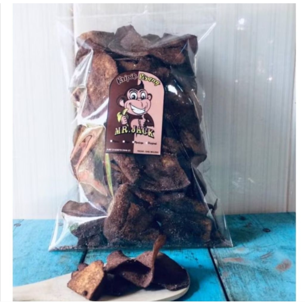 

Kripik pisang cokelat 250 gram
