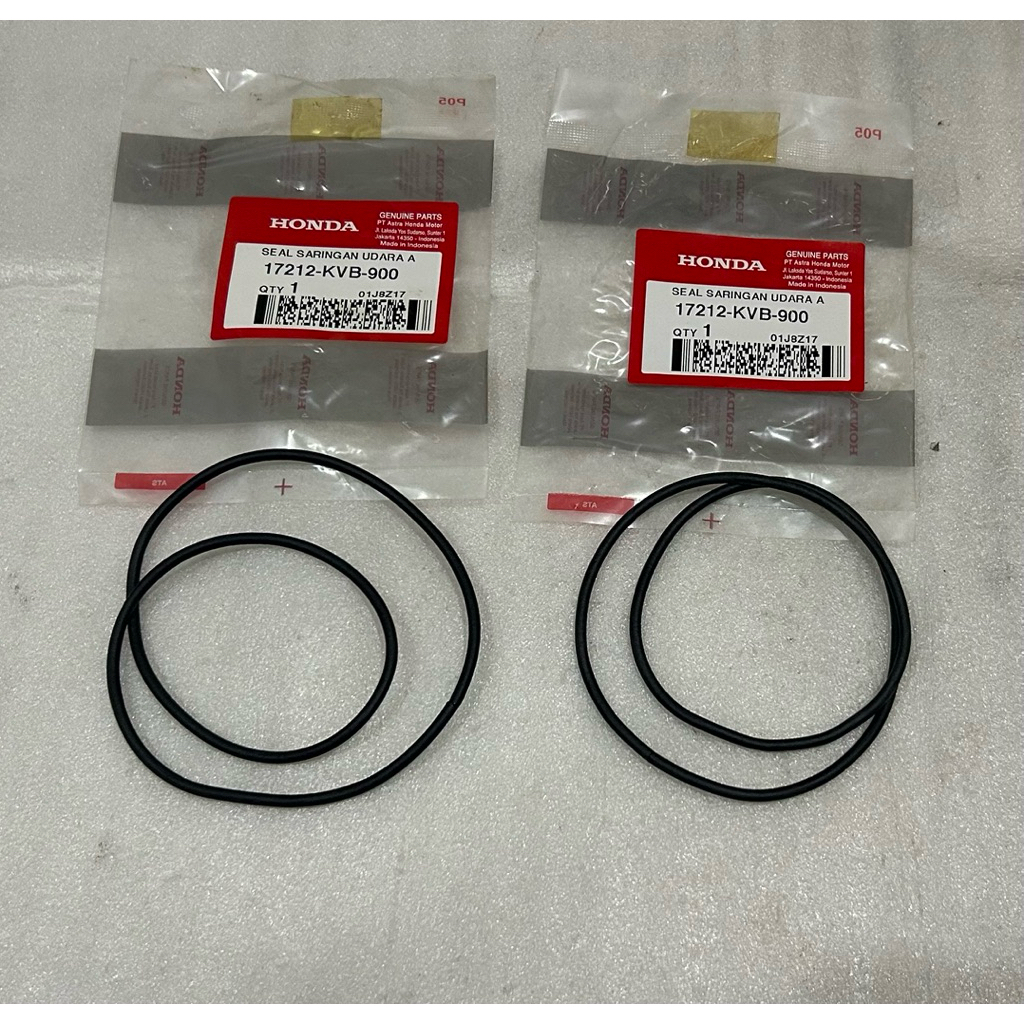 2pcs Karet Seal Rumah Tutup Filter Udara Vario110 Karbu Ori AHM 17212KVB900