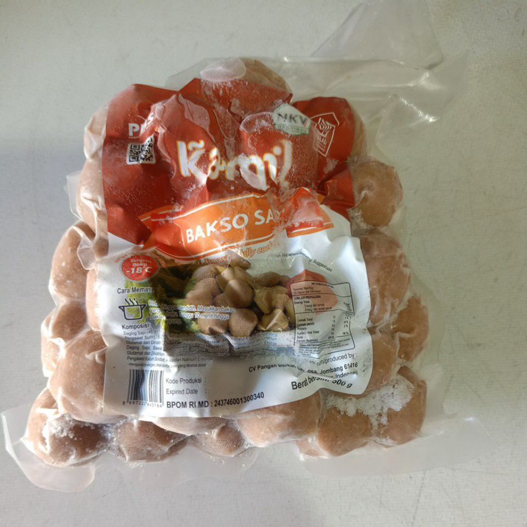 

Kamil bakso sapi 500g
