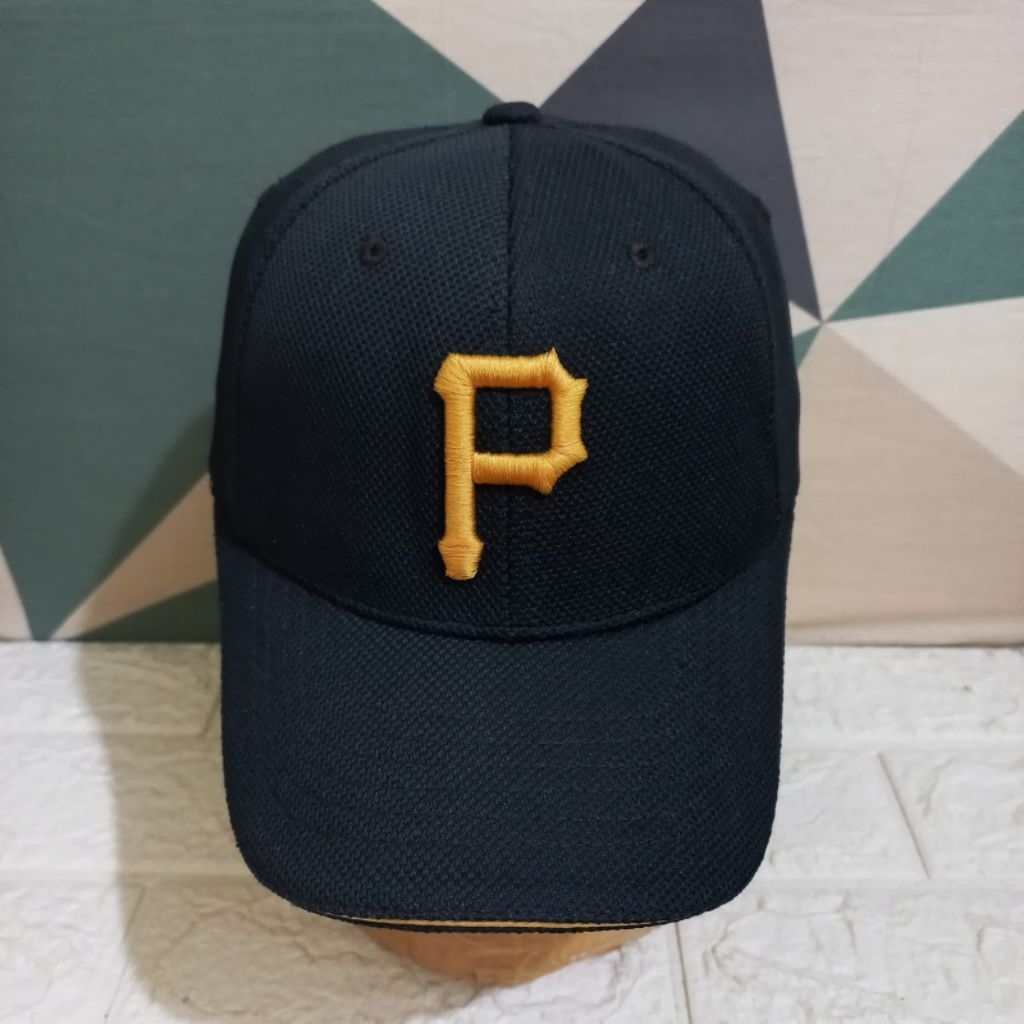 Topi eMLB Second Topi Original P Hitam Size S-M stok 7239