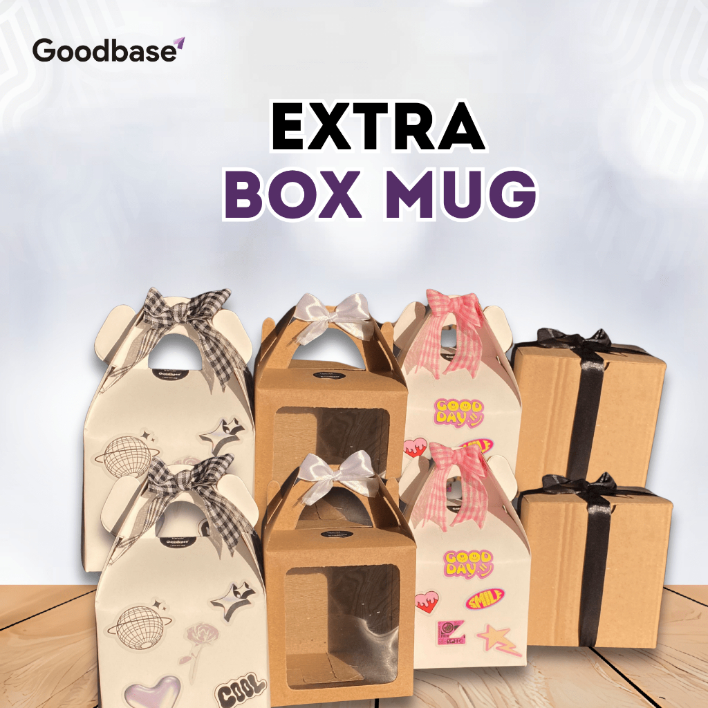 

Box Mug – Kemasan Mug Souvenir / Packaging Mug – Corrugated, Ivory, Kraft