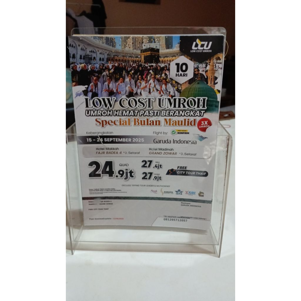 

Akrilik Tempat Brosur