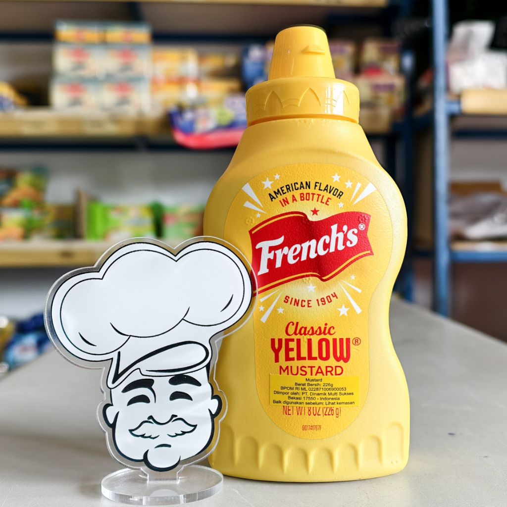 

French's Classic Yellow Mustard 8 Oz 226Gr / Saus Mustard French's / French Saus Mustard 226Gr