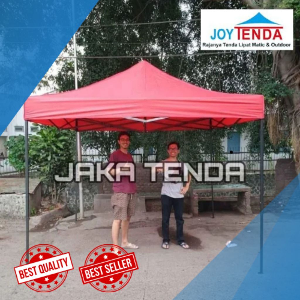 READY STOCK TENDA LIPAT MATIC 2,5X2,5 STANDAR, Tenda jualan, tenda stand, tenda gazebo