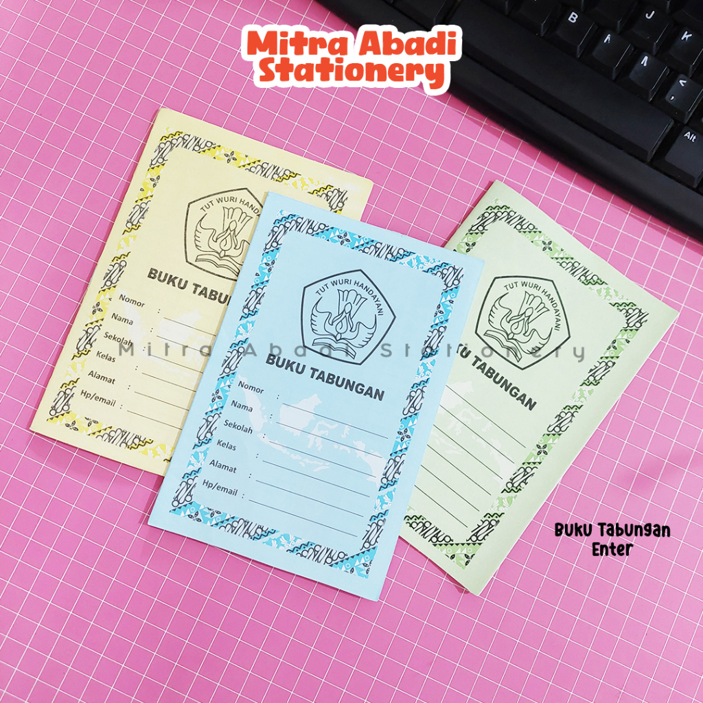 

BUKU TABUNGAN SEKOLAH ANAK | BUKU TABUNGAN KECIL