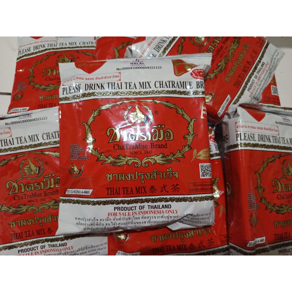 

CHATRAMUE THAI TEA HALAL BPOM || ORIGINAL •|• 400 gr •||• exp.2027