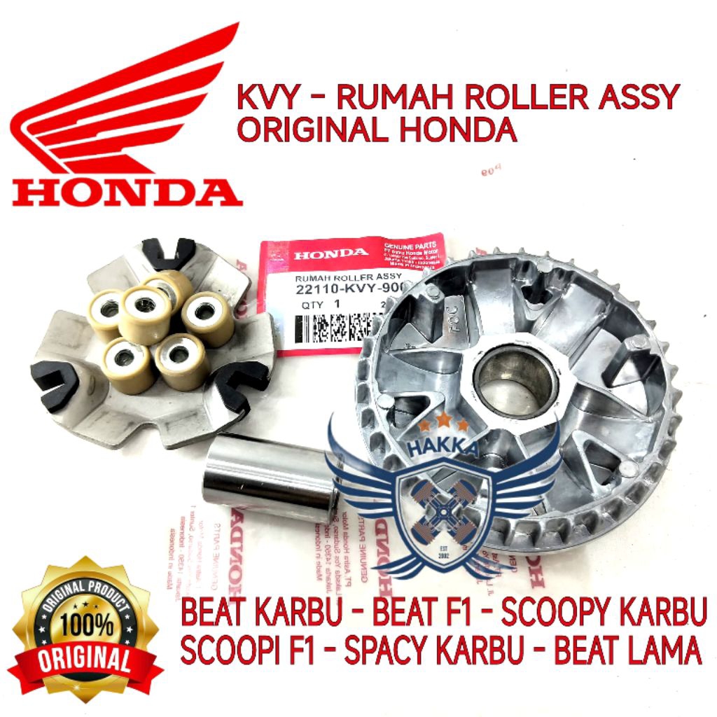 KVY ORIGINAL RUMAH ROLLER HONDA BEAT KARBU, RUMAH ROLLER HONDA BEAT F1, RUMAH ROLLER HONDA SCOOPY KA