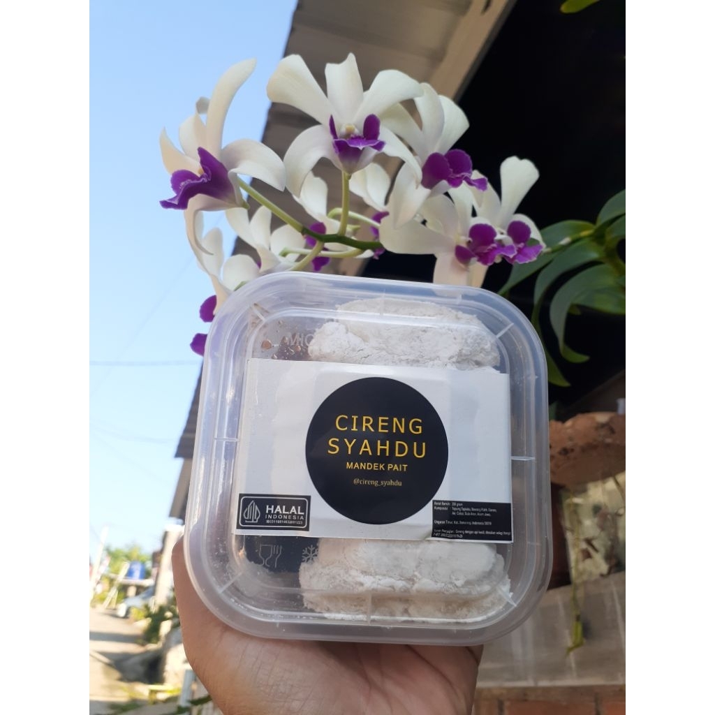 

CIRENG SYAHDU 1box isi 10 buah + saos rujak cireng dengan GULA AREN ASLI dan cabe pilihan tanpa pengental