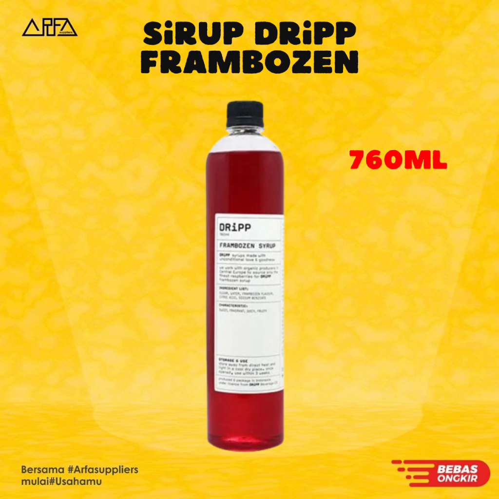 

Sirup Dripp Frambozen 760 ml