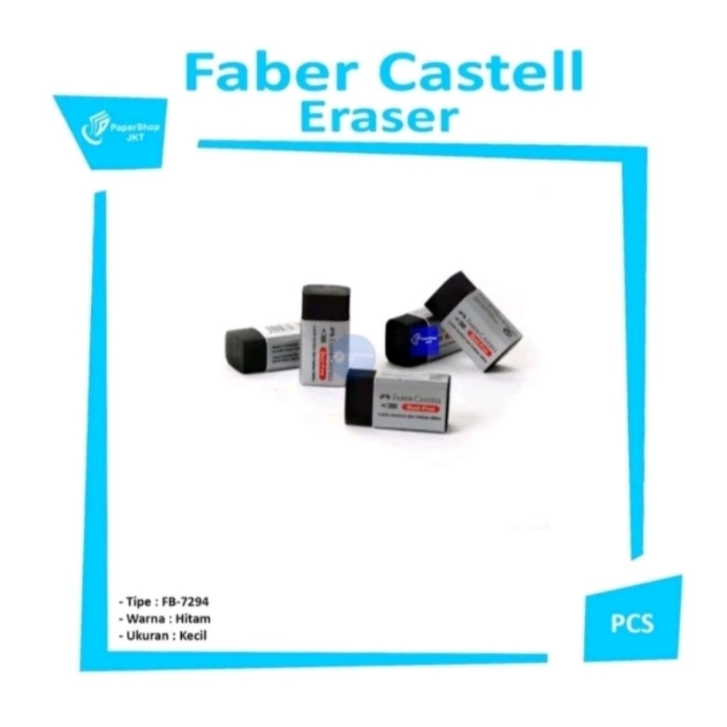 

FABER CASTELL - Penghapus / Setip berwarna hitam 1pcs