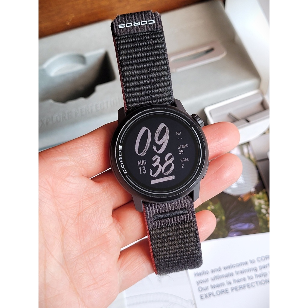 COROS PACE 3 Black Ink Nylon Garansi Resmi Second Bekas Mulus Fullset Original